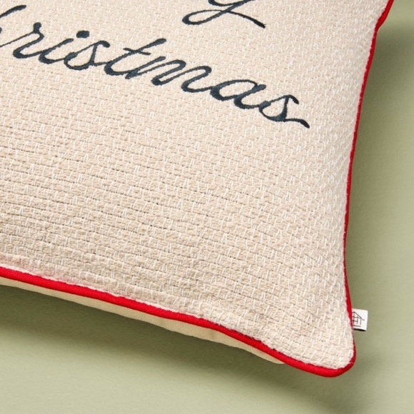Hearth & Hand with Magnolia “Merry Christmas” Icon Square Toss Pillow NWT - Picture 11 of 13